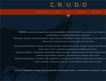 Tablet Screenshot of crudogrill.com